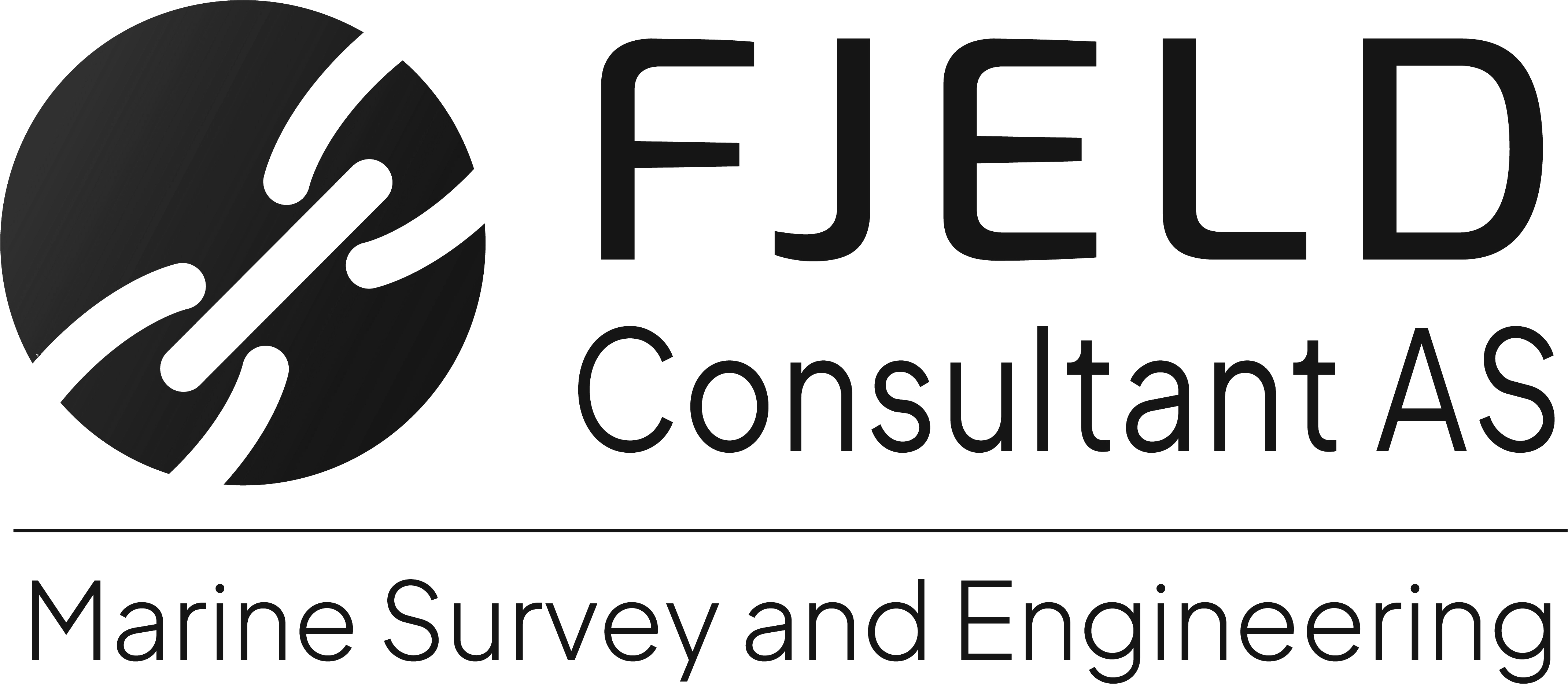 Fjeld Blå Logo med Tekst